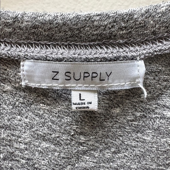 Z Supply Heather Grey T-Shirt Dress – Size Large - Picture 2 of 4